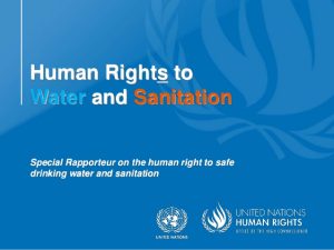UNSR on Water, Sanitation and Hygiene